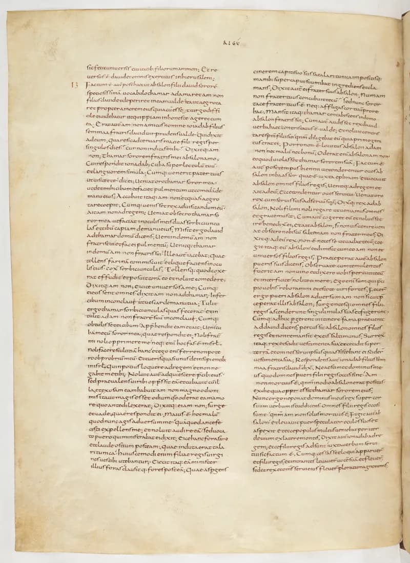 Vivian Bible, 2 Kings 24 (folio 218) by Master C. (Vivian Bible illuminator) depicting 2 Kings 24