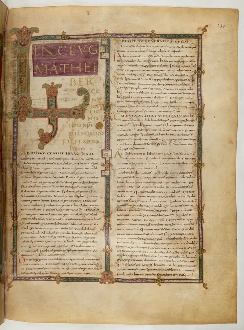 Vivian Bible, 2 Maccabees 12 (folio 667) by Master C. (Vivian Bible illuminator) depicting 2 Maccabees 12