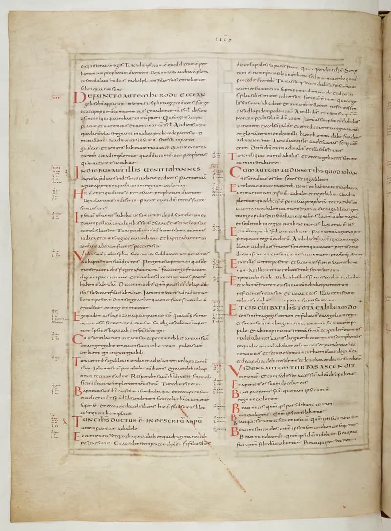 Vivian Bible, 2 Maccabees 14 (folio 668) by Master C. (Vivian Bible illuminator) depicting 2 Maccabees 14
