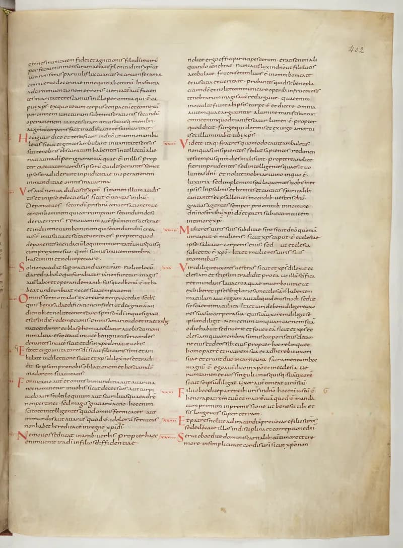 Vivian Bible, 2 Peter 2 (folio 811) by Master C. (Vivian Bible illuminator) depicting 2 Peter 2