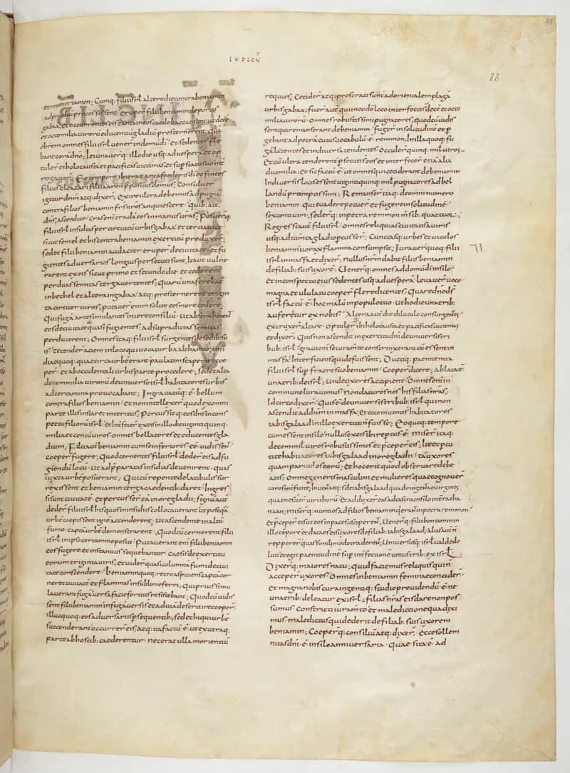 Vivian Bible, 2 Samuel 13 (folio 183) by Master C. (Vivian Bible illuminator) depicting 2 Samuel 13