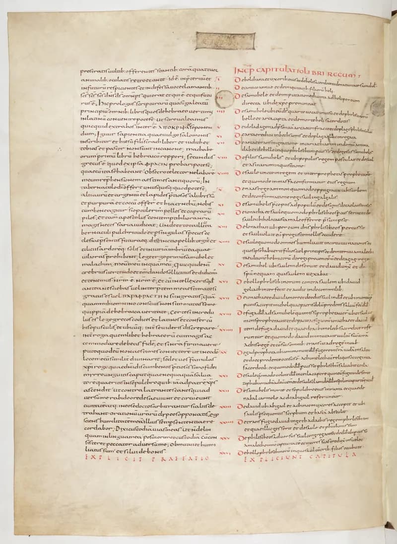 Vivian Bible, 2 Samuel 22 (folio 188) by Master C. (Vivian Bible illuminator) depicting 2 Samuel 22