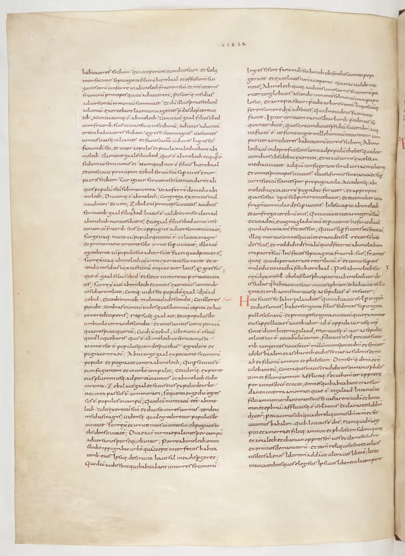 Vivian Bible, 2 Samuel 3 (folio 176) by Master C. (Vivian Bible illuminator) depicting 2 Samuel 3