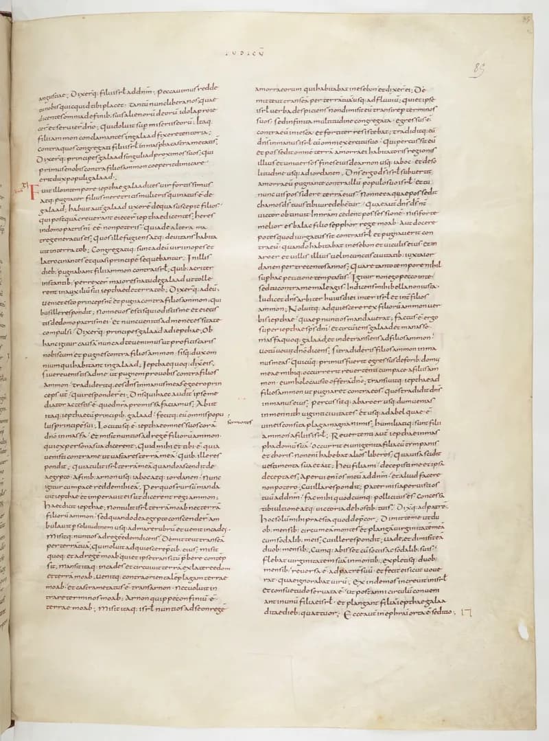 Vivian Bible, 2 Samuel 4 (folio 177) by Master C. (Vivian Bible illuminator) depicting 2 Samuel 4