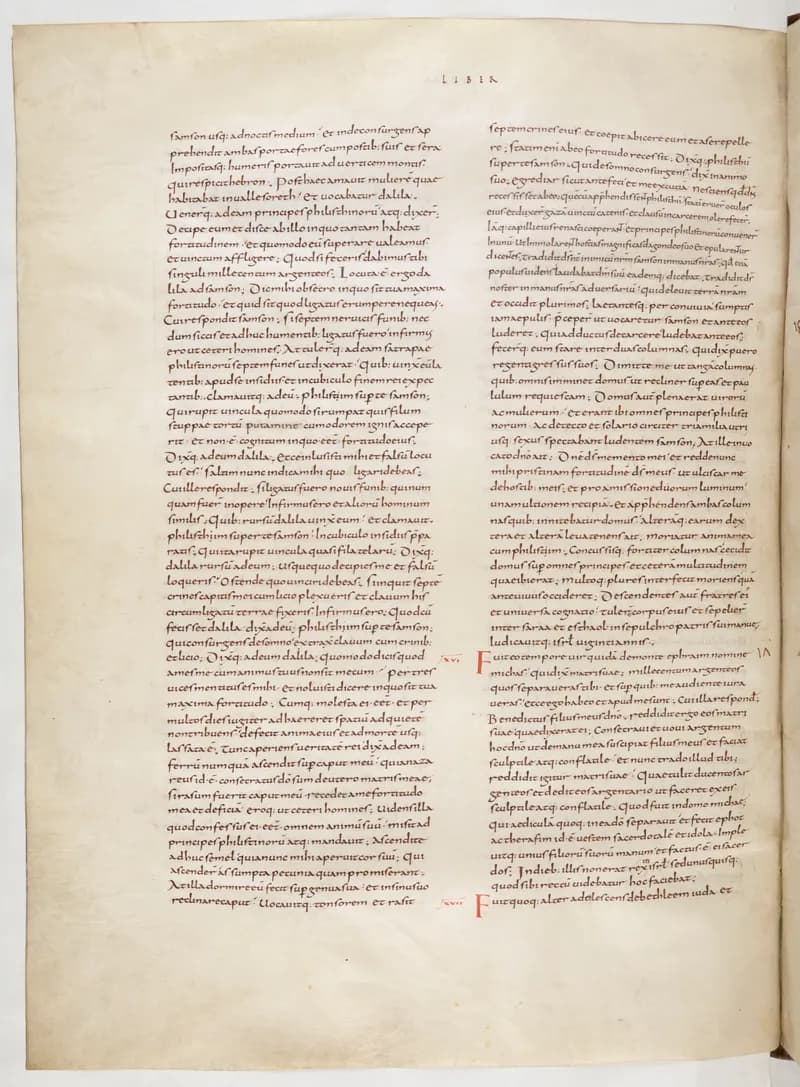 Vivian Bible, 2 Samuel 8 (folio 180) by Master C. (Vivian Bible illuminator) depicting 2 Samuel 8