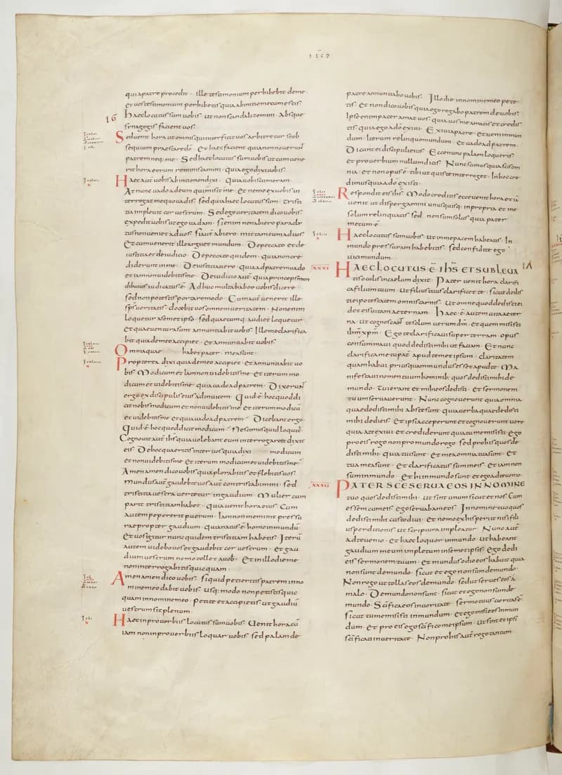 Vivian Bible, Acts 19 (folio 736) by Master C. (Vivian Bible illuminator) depicting Acts 19