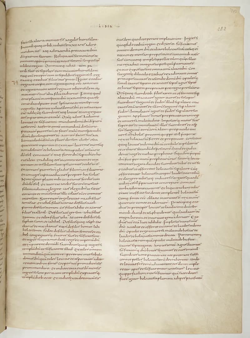 Vivian Bible, Baruch 5 (folio 571) by Master C. (Vivian Bible illuminator) depicting Baruch 5