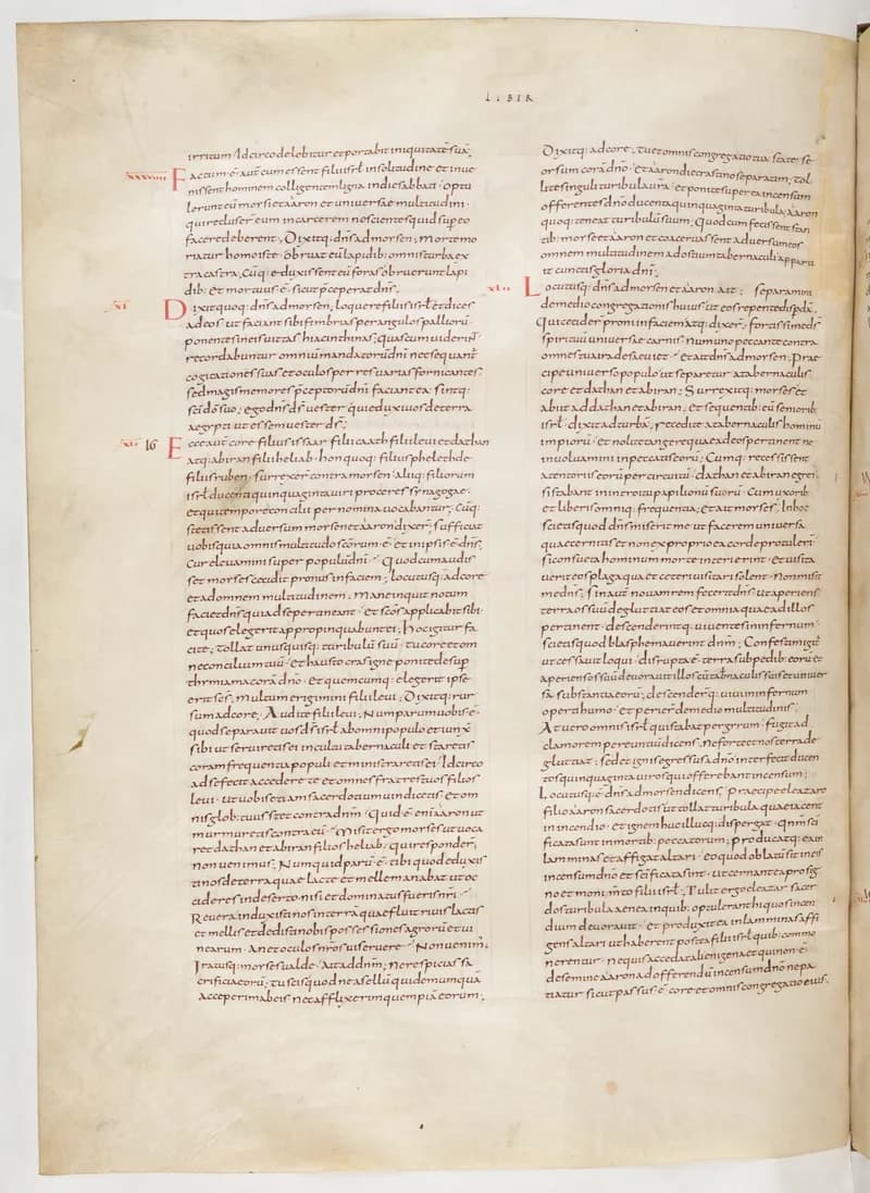 Vivian Bible, Deuteronomy 20 (folio 116) by Master C. (Vivian Bible illuminator) depicting Deuteronomy 20