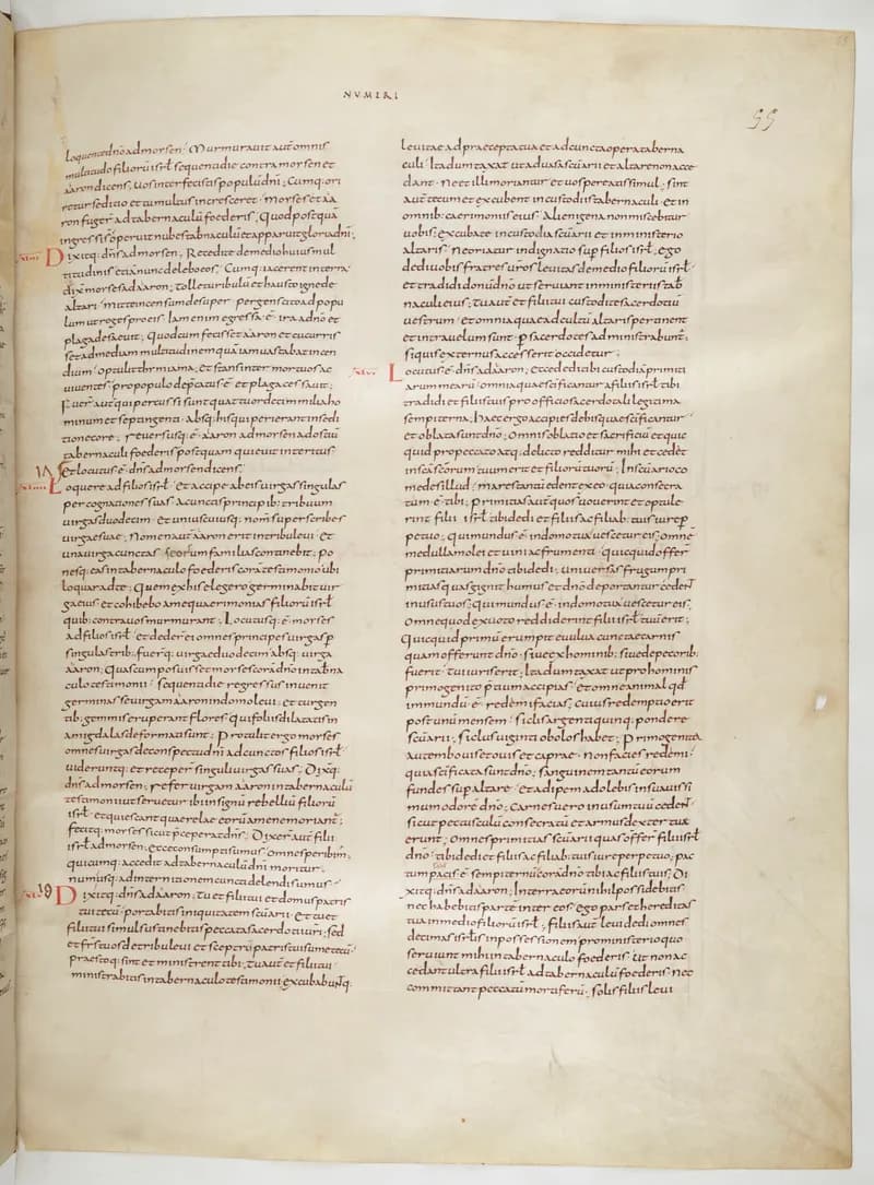 Vivian Bible, Deuteronomy 21 (folio 117) by Master C. (Vivian Bible illuminator) depicting Deuteronomy 21