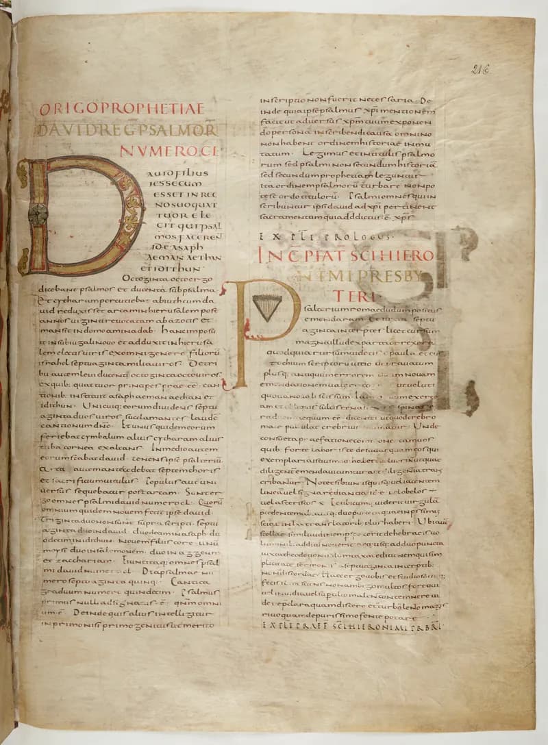Vivian Bible, Ecclesiastes 6 (folio 439) by Master C. (Vivian Bible illuminator) depicting Ecclesiastes 6