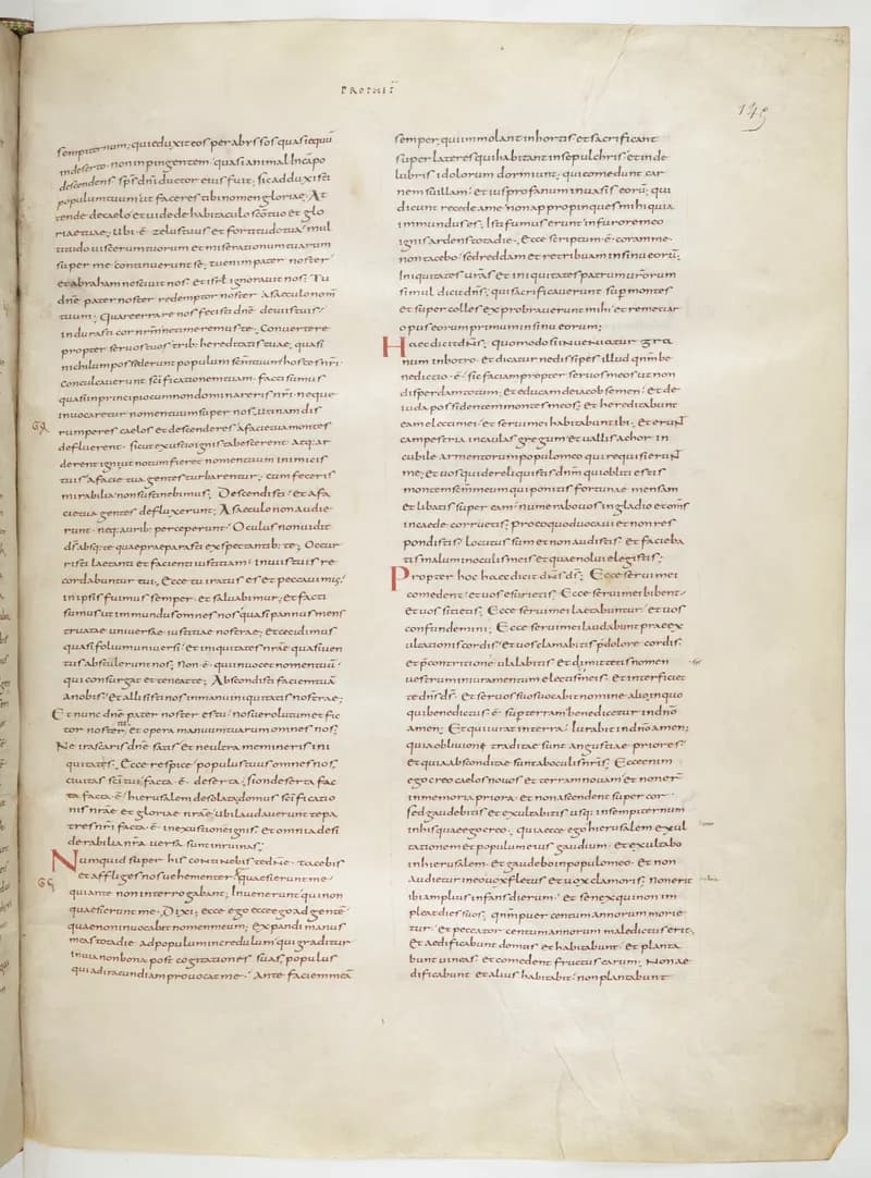 Vivian Bible, Esther 9 (folio 297) by Master C. (Vivian Bible illuminator) depicting Esther 9