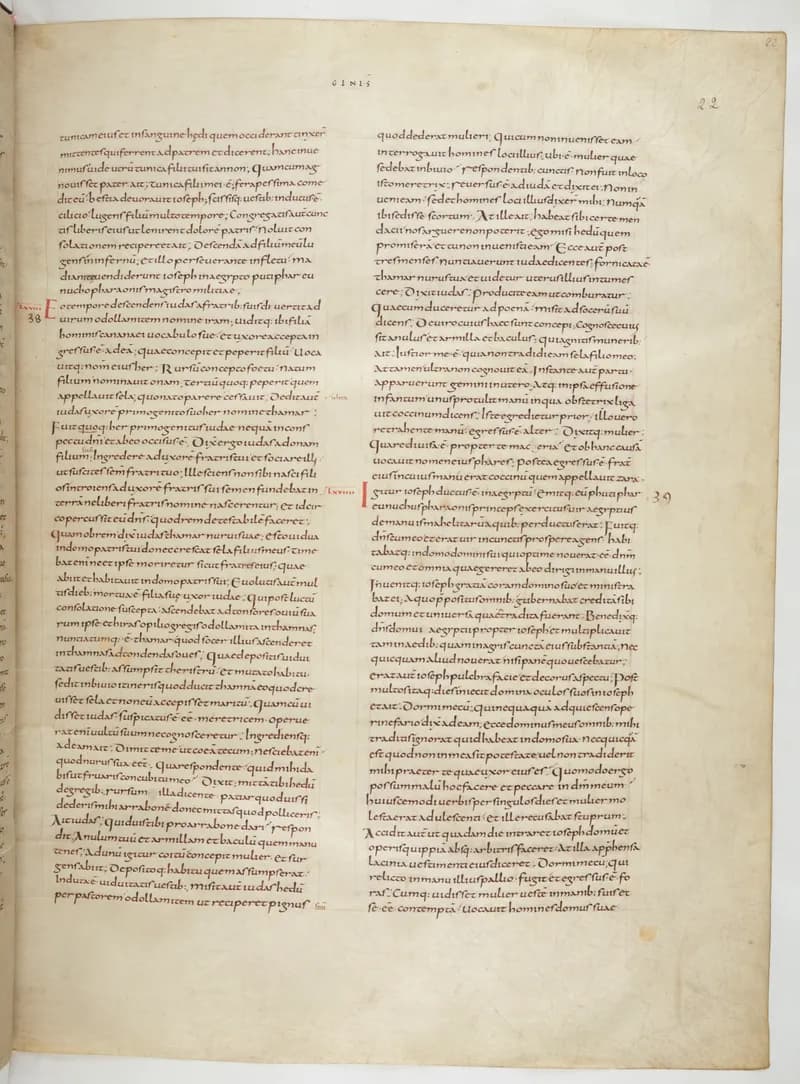 Vivian Bible, Exodus 18 (folio 51) by Master C. (Vivian Bible illuminator) depicting Exodus 18