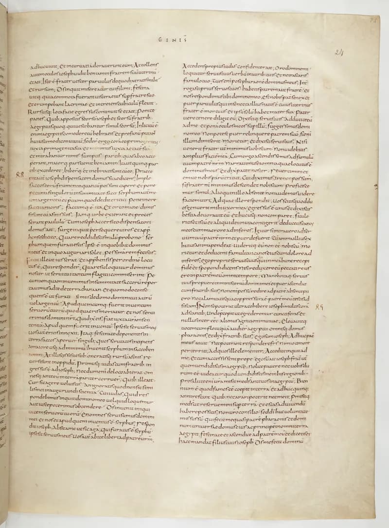 Vivian Bible, Exodus 24 (folio 55) by Master C. (Vivian Bible illuminator) depicting Exodus 24