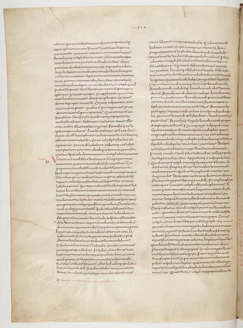 Vivian Bible, Exodus 29 (folio 58) by Master C. (Vivian Bible illuminator) depicting Exodus 29