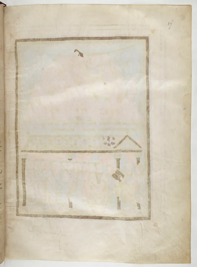 Vivian Bible, Exodus 33 (folio 61) by Master C. (Vivian Bible illuminator) depicting Exodus 33