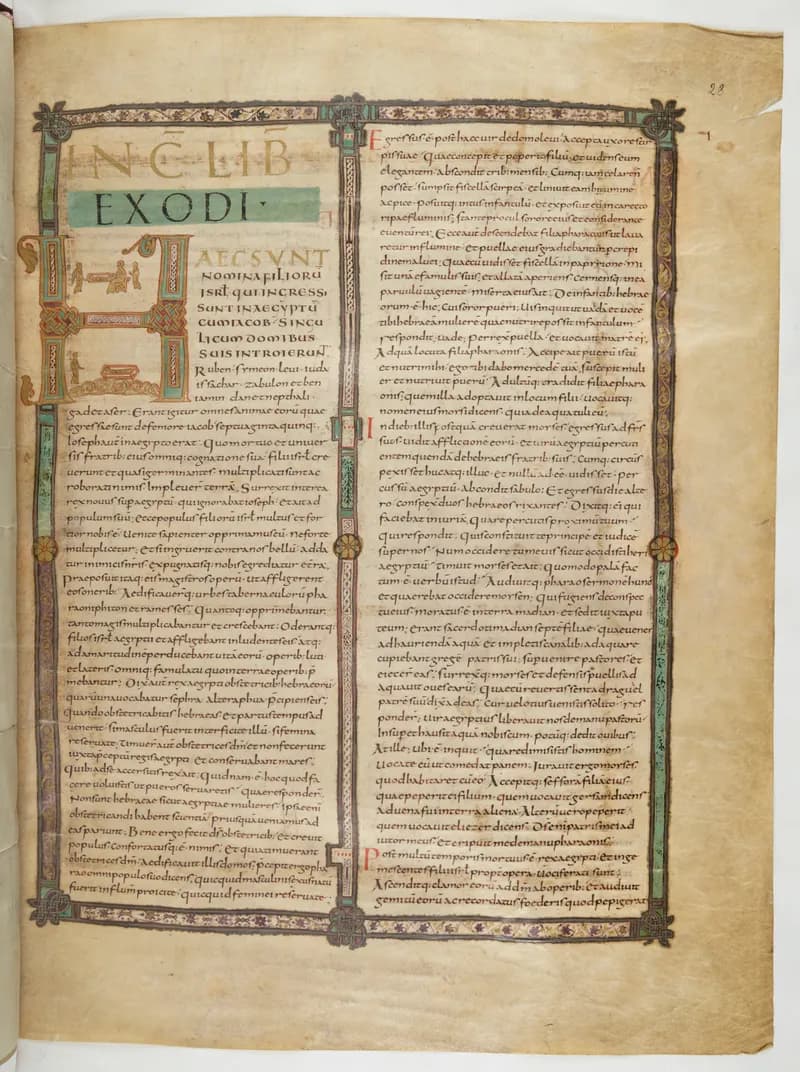 Vivian Bible, Exodus 37 (folio 63) by Master C. (Vivian Bible illuminator) depicting Exodus 37