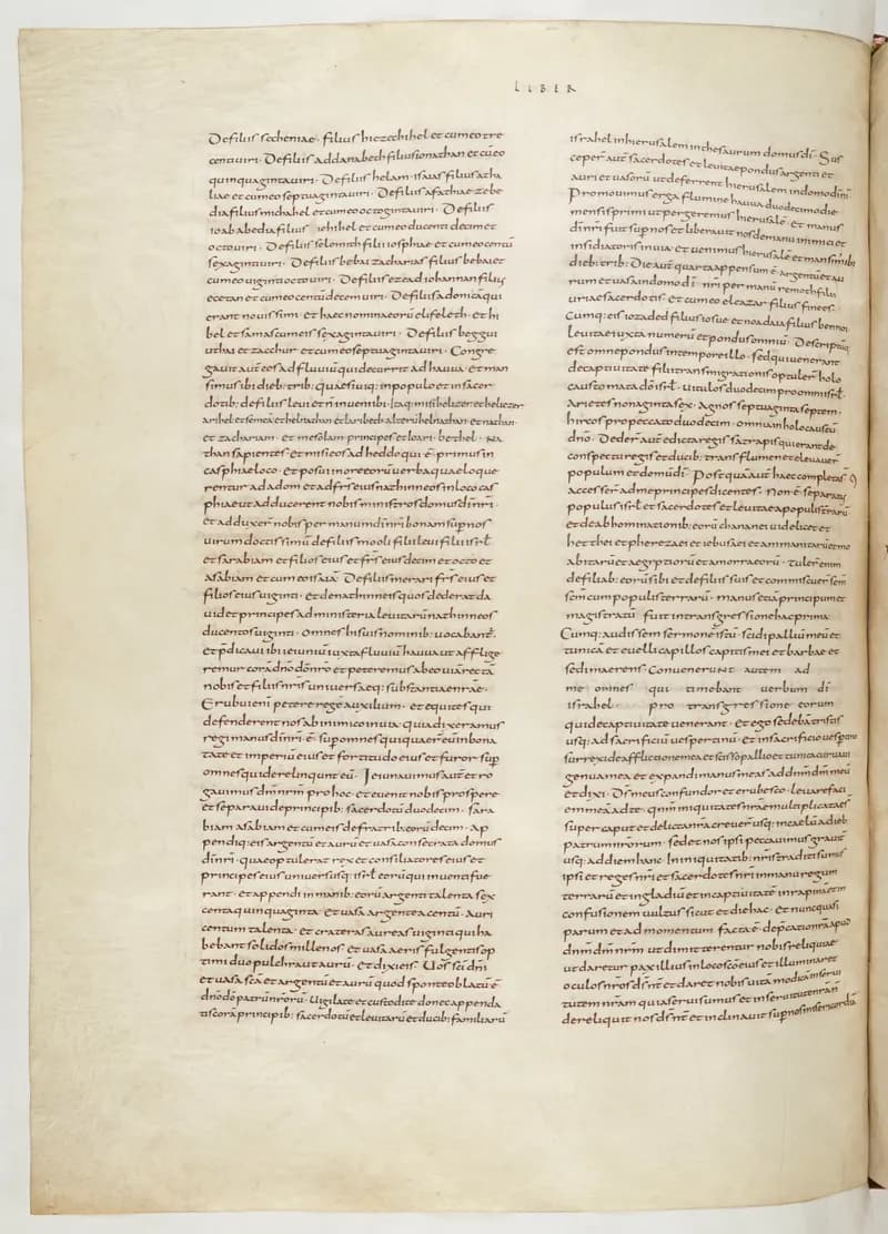 Vivian Bible, Ezekiel 17 (folio 582) by Master C. (Vivian Bible illuminator) depicting Ezekiel 17