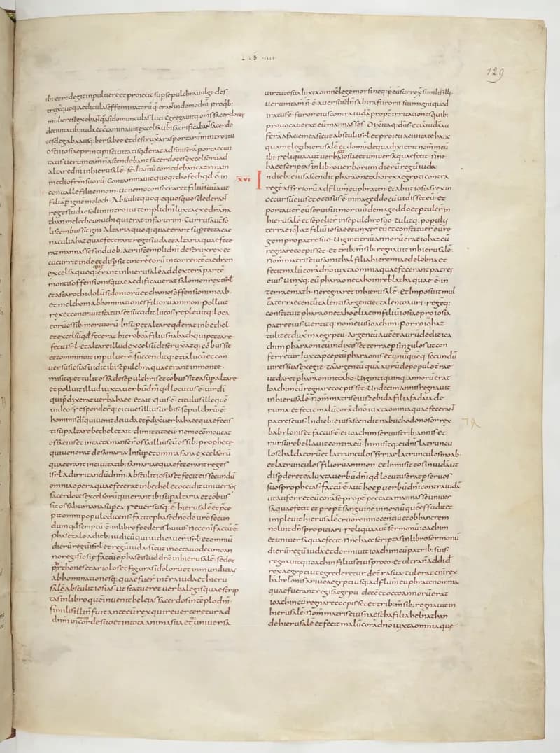 Vivian Bible, Ezra 10 (folio 265) by Master C. (Vivian Bible illuminator) depicting Ezra 10