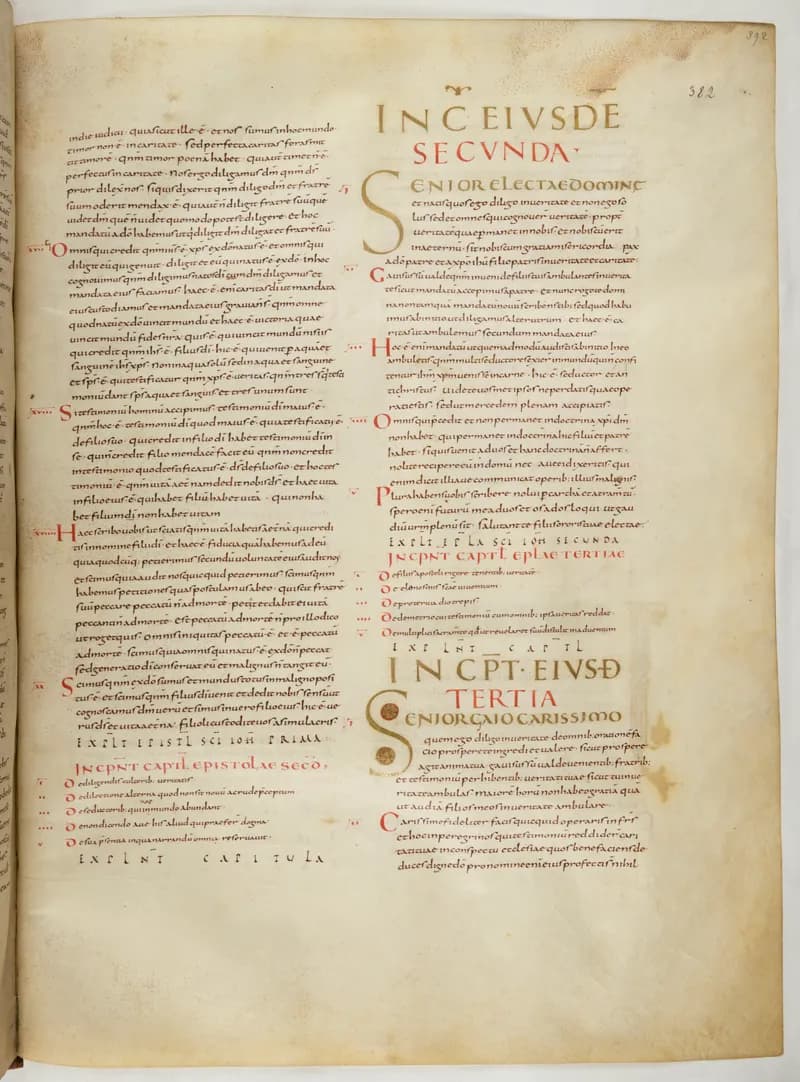 Vivian Bible, Galatians 2 (folio 771) by Master C. (Vivian Bible illuminator) depicting Galatians 2
