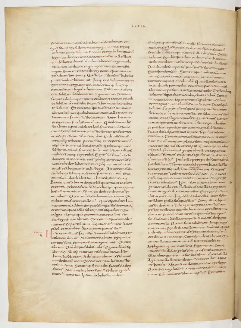 Vivian Bible, Genesis 43 (folio 36) by Master C. (Vivian Bible illuminator) depicting Genesis 43