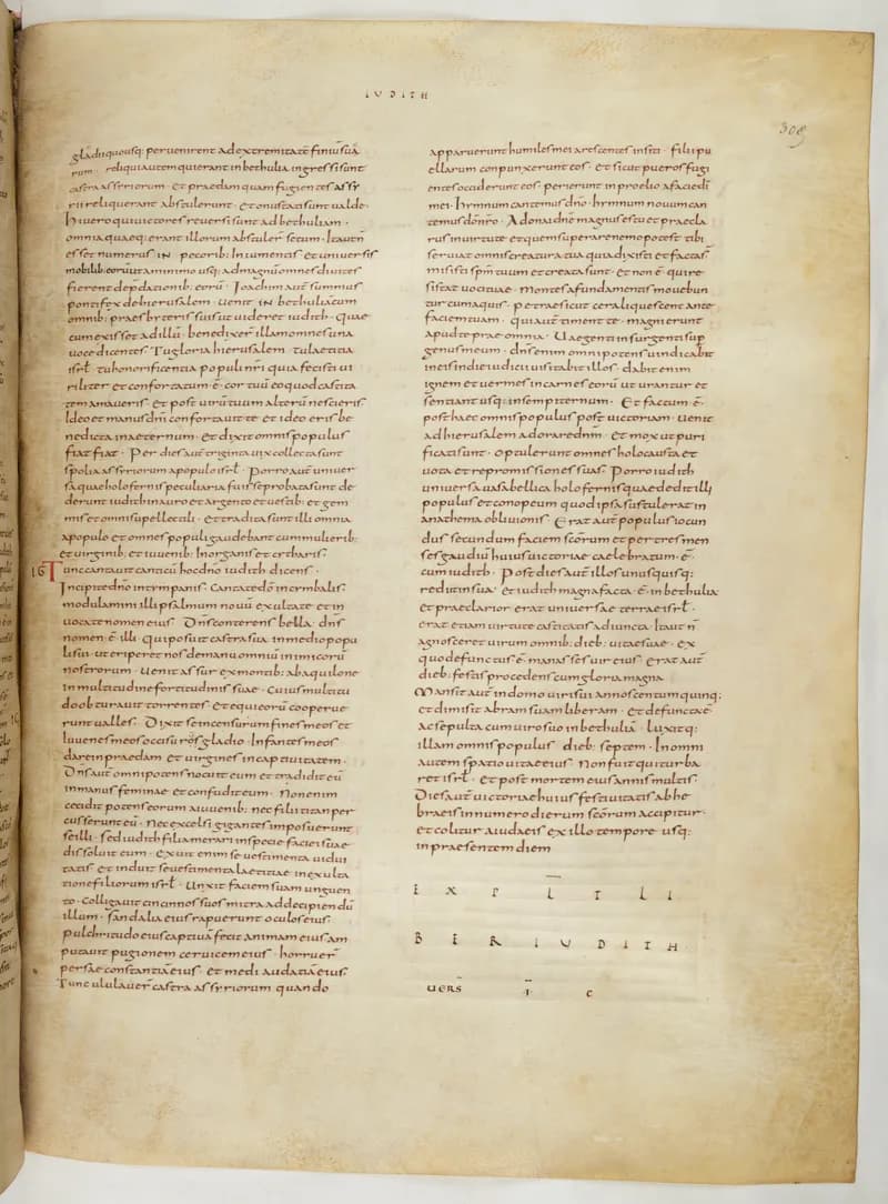 Vivian Bible, Hosea 14 (folio 617) by Master C. (Vivian Bible illuminator) depicting Hosea 14