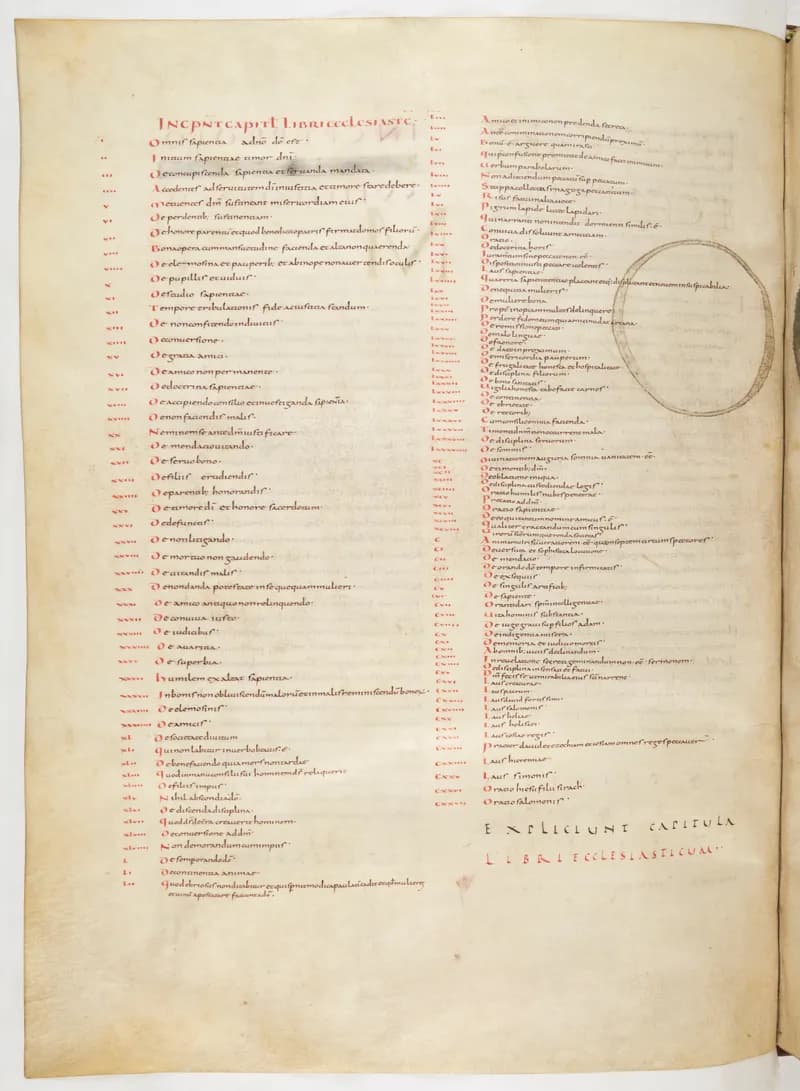 Vivian Bible, Isaiah 26 (folio 508) by Master C. (Vivian Bible illuminator) depicting Isaiah 26