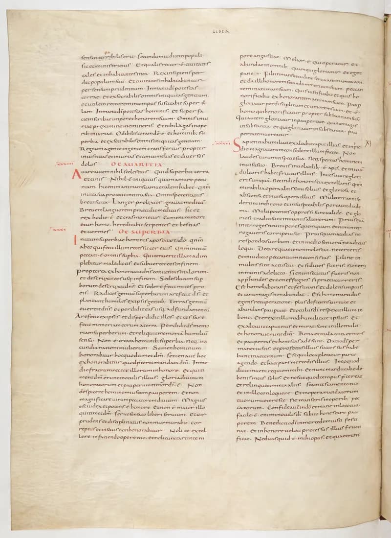 Vivian Bible, Isaiah 37 (folio 514) by Master C. (Vivian Bible illuminator) depicting Isaiah 37