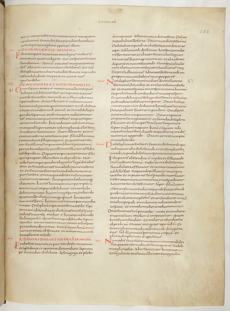 Vivian Bible, Isaiah 64 (folio 531) by Master C. (Vivian Bible illuminator) depicting Isaiah 64