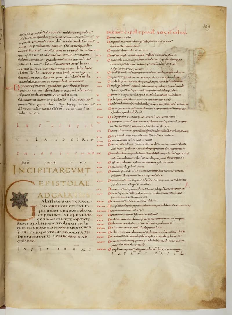 Vivian Bible, James 3 (folio 805) by Master C. (Vivian Bible illuminator) depicting James 3