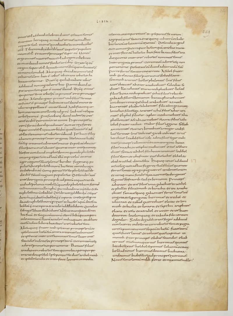 Vivian Bible, Jeremiah 21 (folio 545) by Master C. (Vivian Bible illuminator) depicting Jeremiah 21