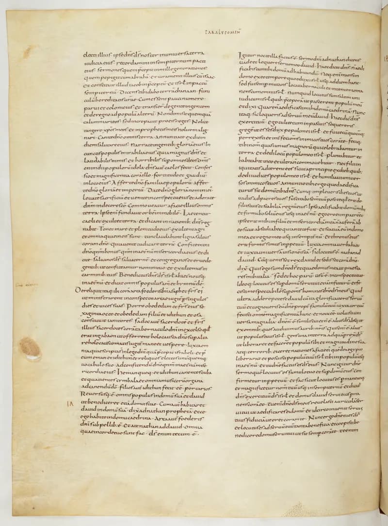 Vivian Bible, Jeremiah 25 (folio 548) by Master C. (Vivian Bible illuminator) depicting Jeremiah 25