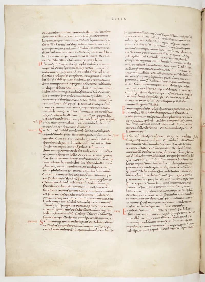Vivian Bible, Jeremiah 3 (folio 534) by Master C. (Vivian Bible illuminator) depicting Jeremiah 3