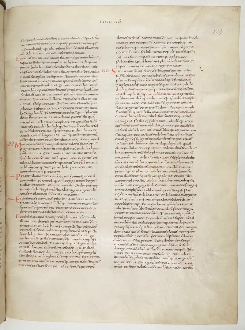 Vivian Bible, Jeremiah 4 (folio 535) by Master C. (Vivian Bible illuminator) depicting Jeremiah 4
