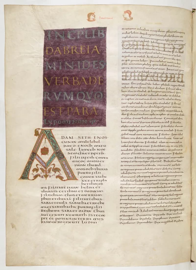 Vivian Bible, Jeremiah 9 (folio 538) by Master C. (Vivian Bible illuminator) depicting Jeremiah 9