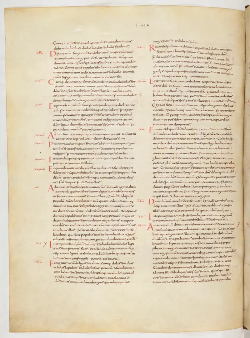 Vivian Bible, Joshua 21 (folio 138) by Master C. (Vivian Bible illuminator) depicting Joshua 21