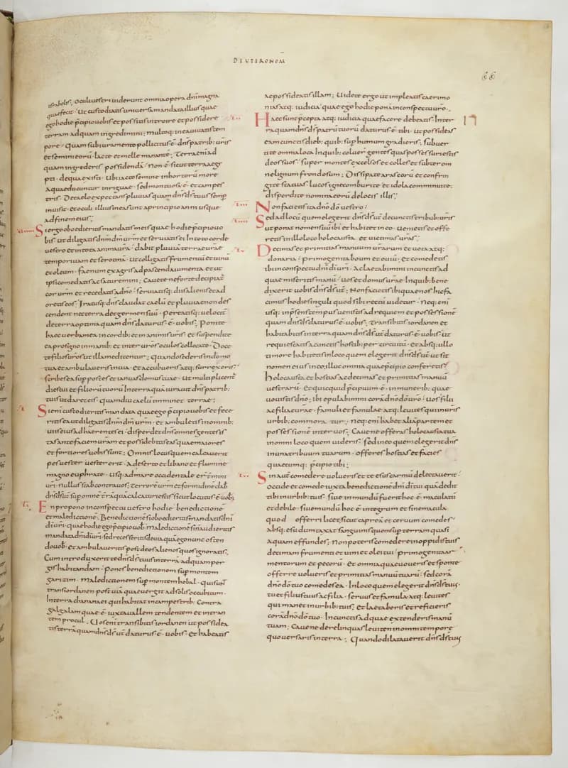 Vivian Bible, Joshua 22 (folio 139) by Master C. (Vivian Bible illuminator) depicting Joshua 22