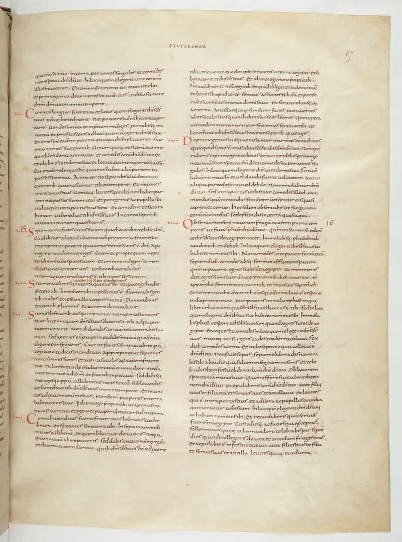 Vivian Bible, Judges 1 (folio 141) by Master C. (Vivian Bible illuminator) depicting Judges 1