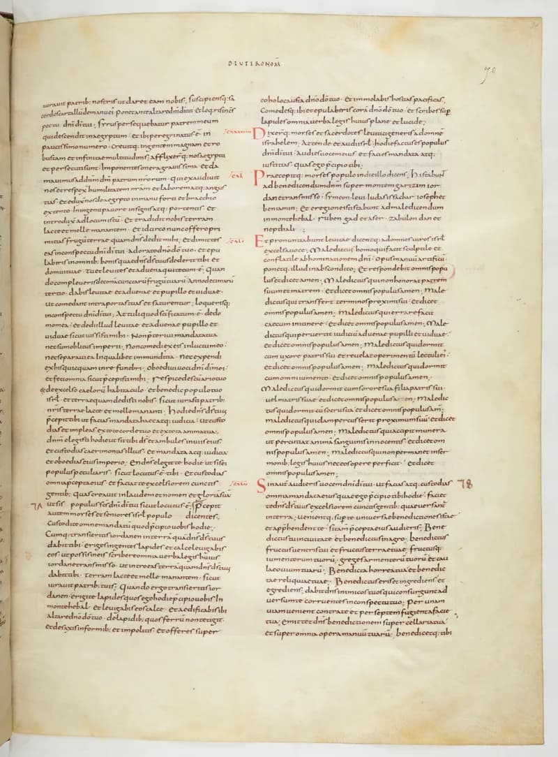 Vivian Bible, Judges 12 (folio 147) by Master C. (Vivian Bible illuminator) depicting Judges 12