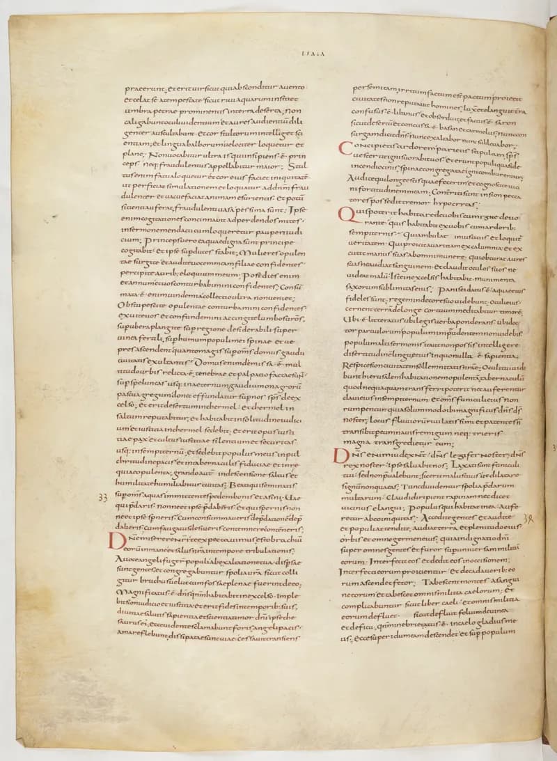 Vivian Bible, Judith 1 (folio 282) by Master C. (Vivian Bible illuminator) depicting Judith 1