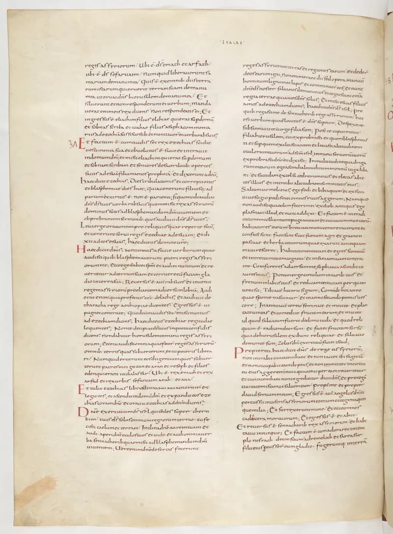Vivian Bible, Judith 4 (folio 284) by Master C. (Vivian Bible illuminator) depicting Judith 4