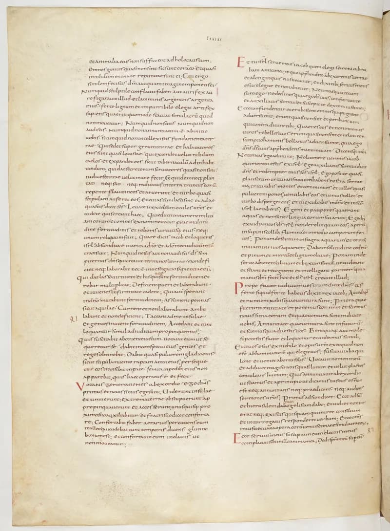 Vivian Bible, Judith 7 (folio 286) by Master C. (Vivian Bible illuminator) depicting Judith 7