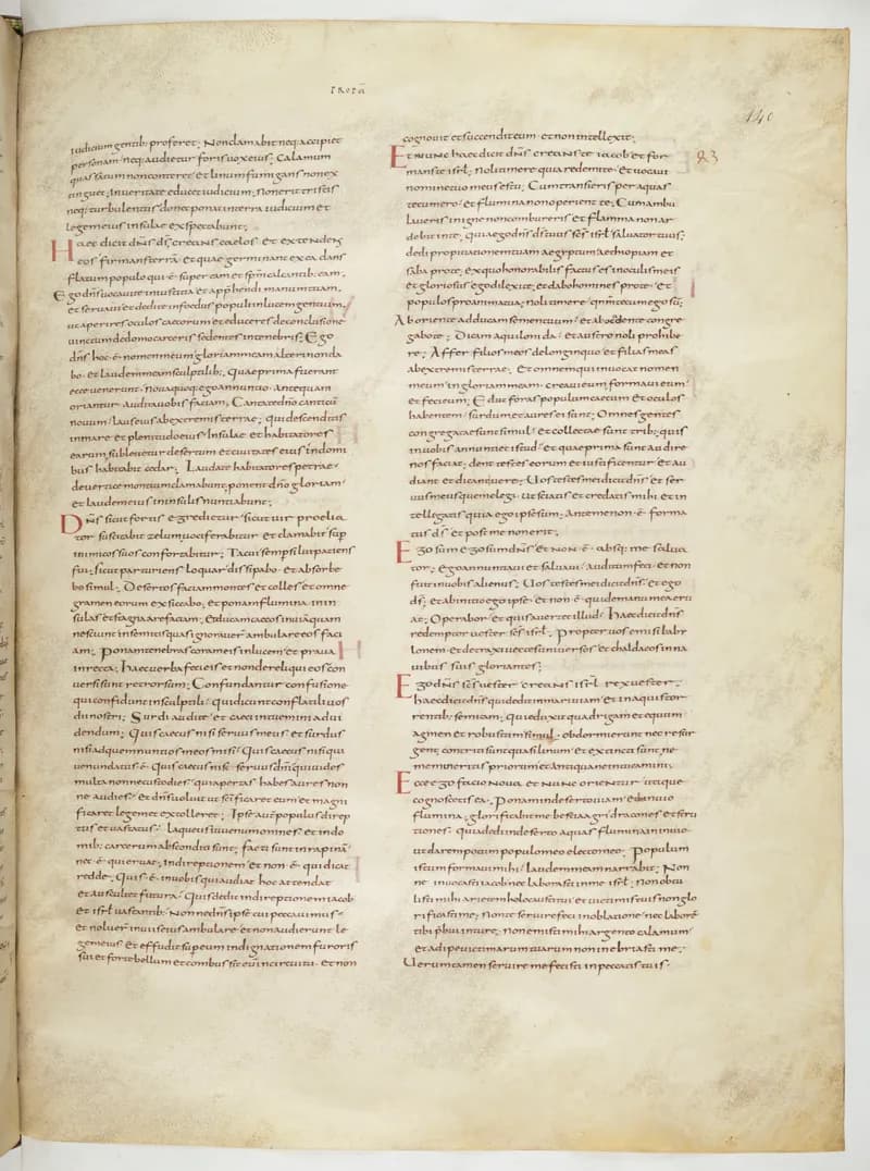 Vivian Bible, Judith 9 (folio 287) by Master C. (Vivian Bible illuminator) depicting Judith 9