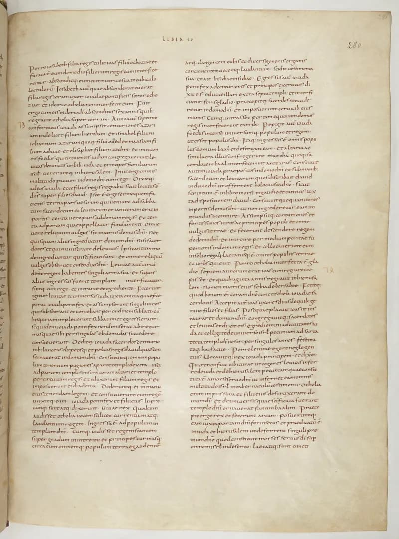 Vivian Bible, Lamentations 4 (folio 567) by Master C. (Vivian Bible illuminator) depicting Lamentations 4