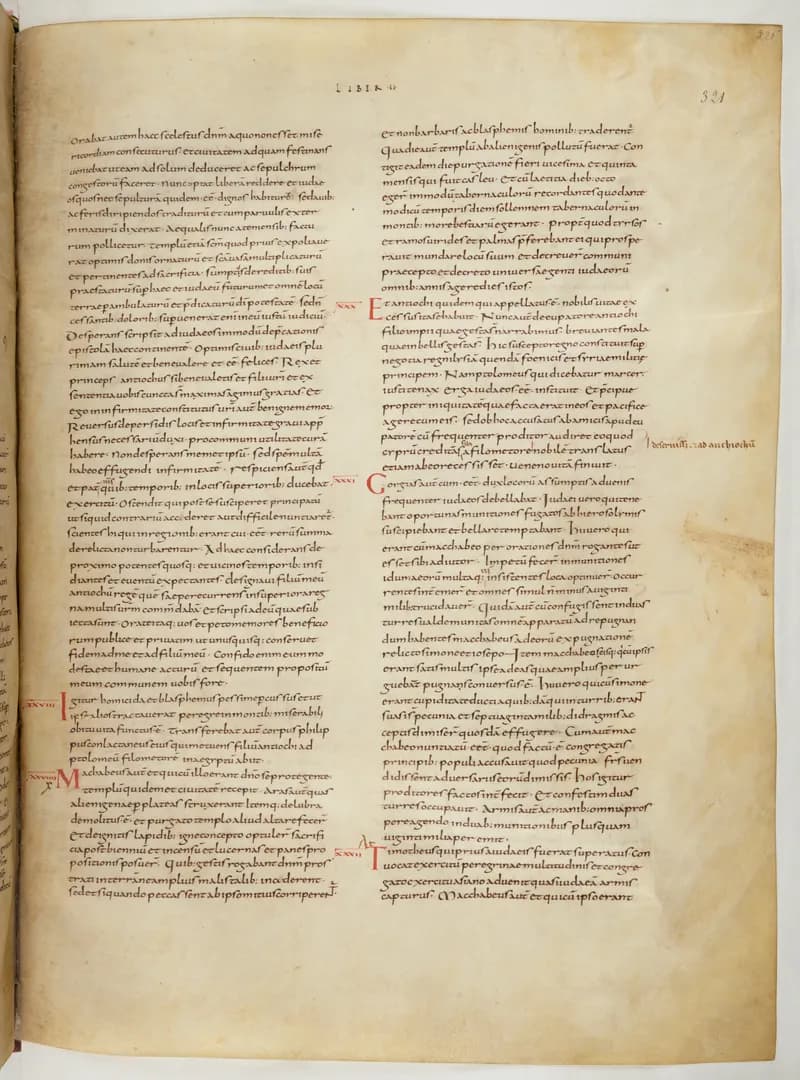 Vivian Bible, Malachi 2 (folio 649) by Master C. (Vivian Bible illuminator) depicting Malachi 2