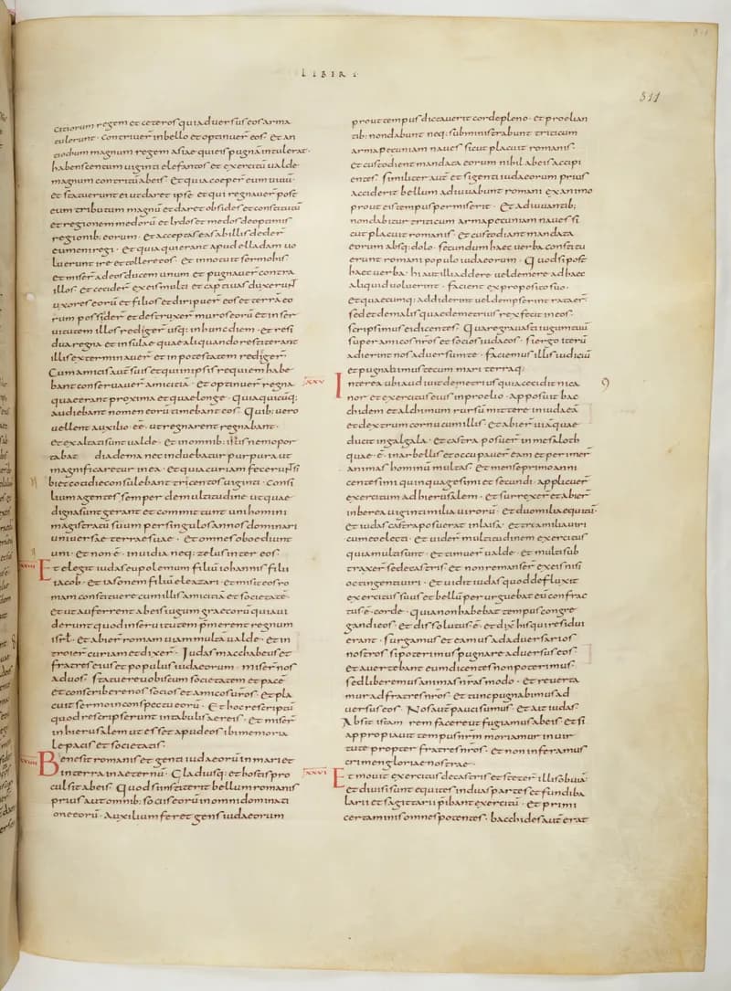 Vivian Bible, Micah 2 (folio 629) by Master C. (Vivian Bible illuminator) depicting Micah 2