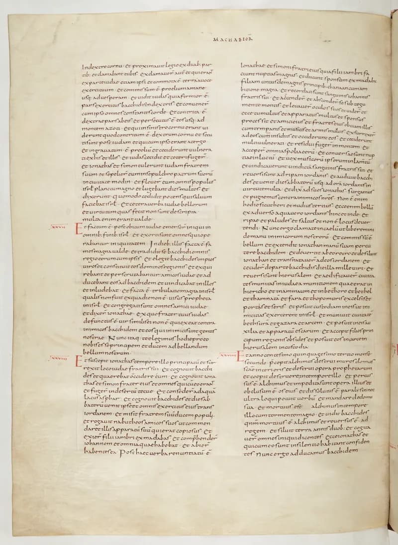 Vivian Bible, Micah 4 (folio 630) by Master C. (Vivian Bible illuminator) depicting Micah 4