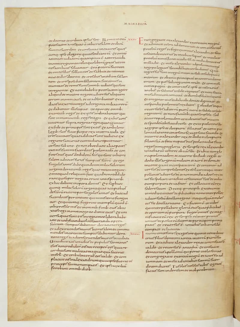 Vivian Bible, Micah 7 (folio 632) by Master C. (Vivian Bible illuminator) depicting Micah 7