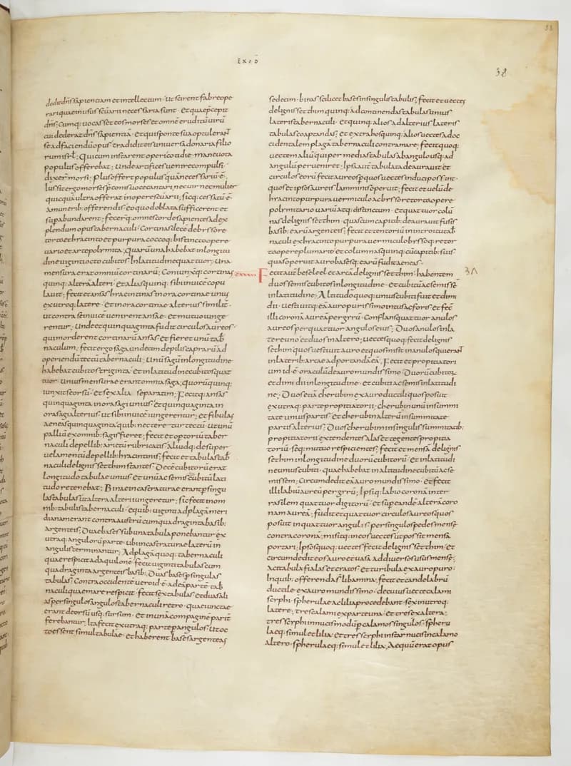 Vivian Bible, Numbers 2 (folio 83) by Master C. (Vivian Bible illuminator) depicting Numbers 2