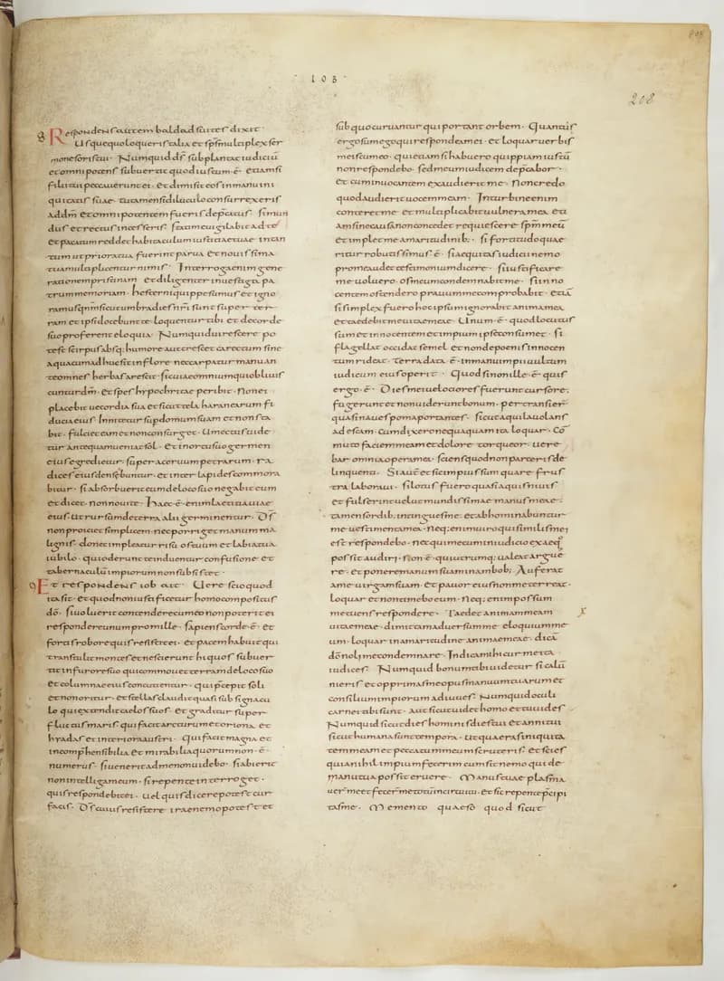 Vivian Bible, Proverbs 10 (folio 423) by Master C. (Vivian Bible illuminator) depicting Proverbs 10