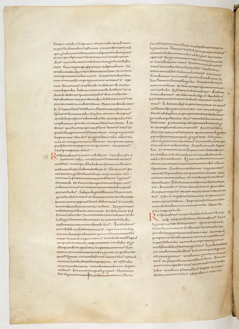 Vivian Bible, Proverbs 15 (folio 426) by Master C. (Vivian Bible illuminator) depicting Proverbs 15